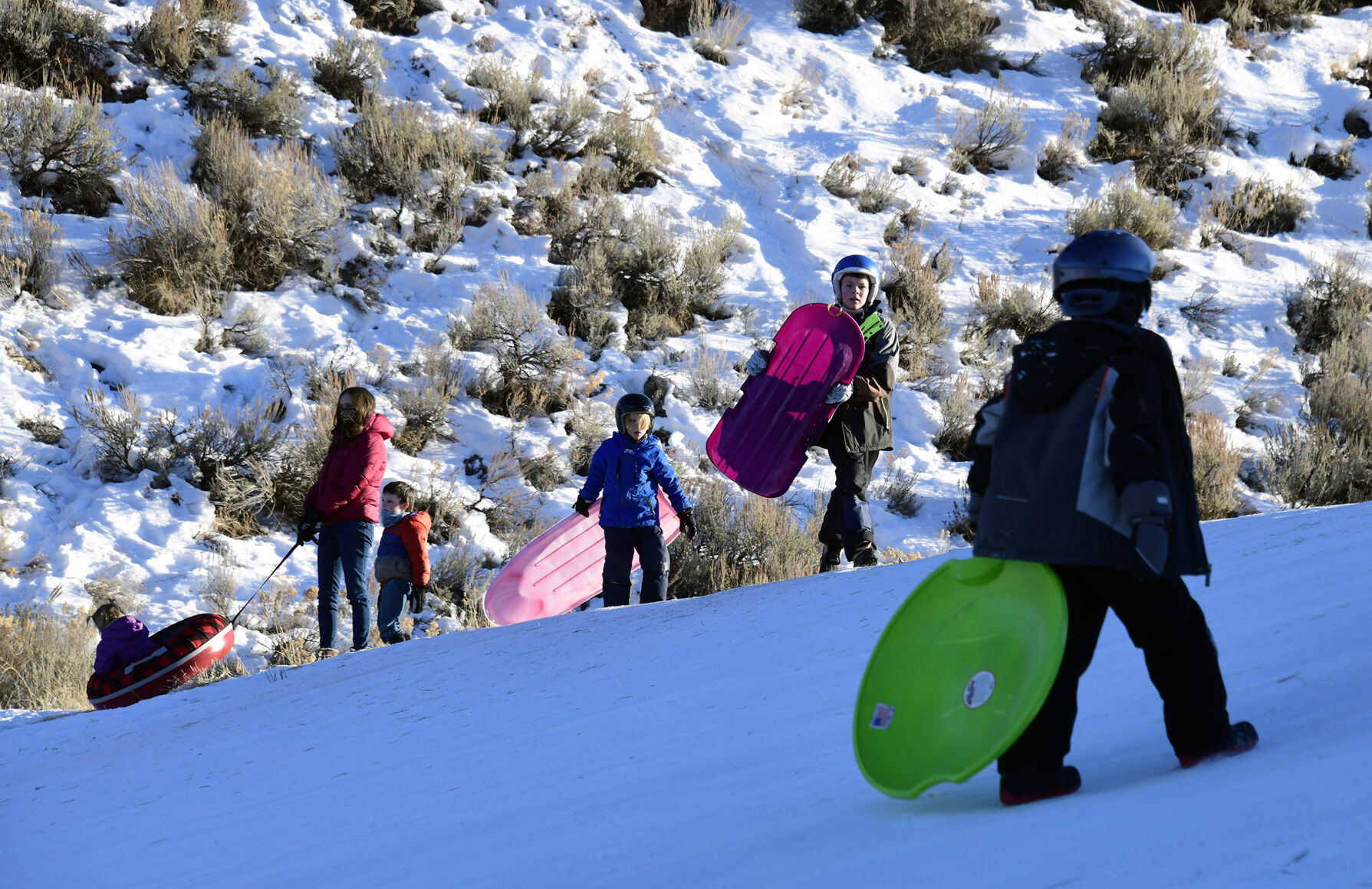Quigley Canyon Sledding